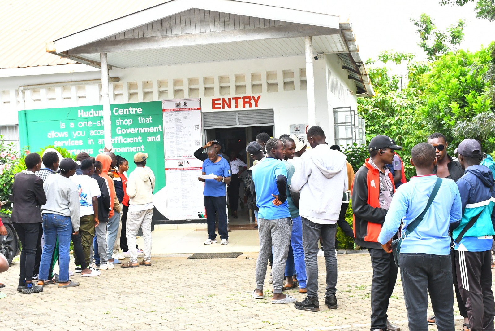 Large turnout at Huduma Centre for player clearance